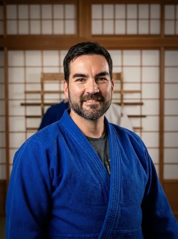 Sensei Javier Siles, 3rd dan judo instructor at Dragon Judo Academy in Riverview FL